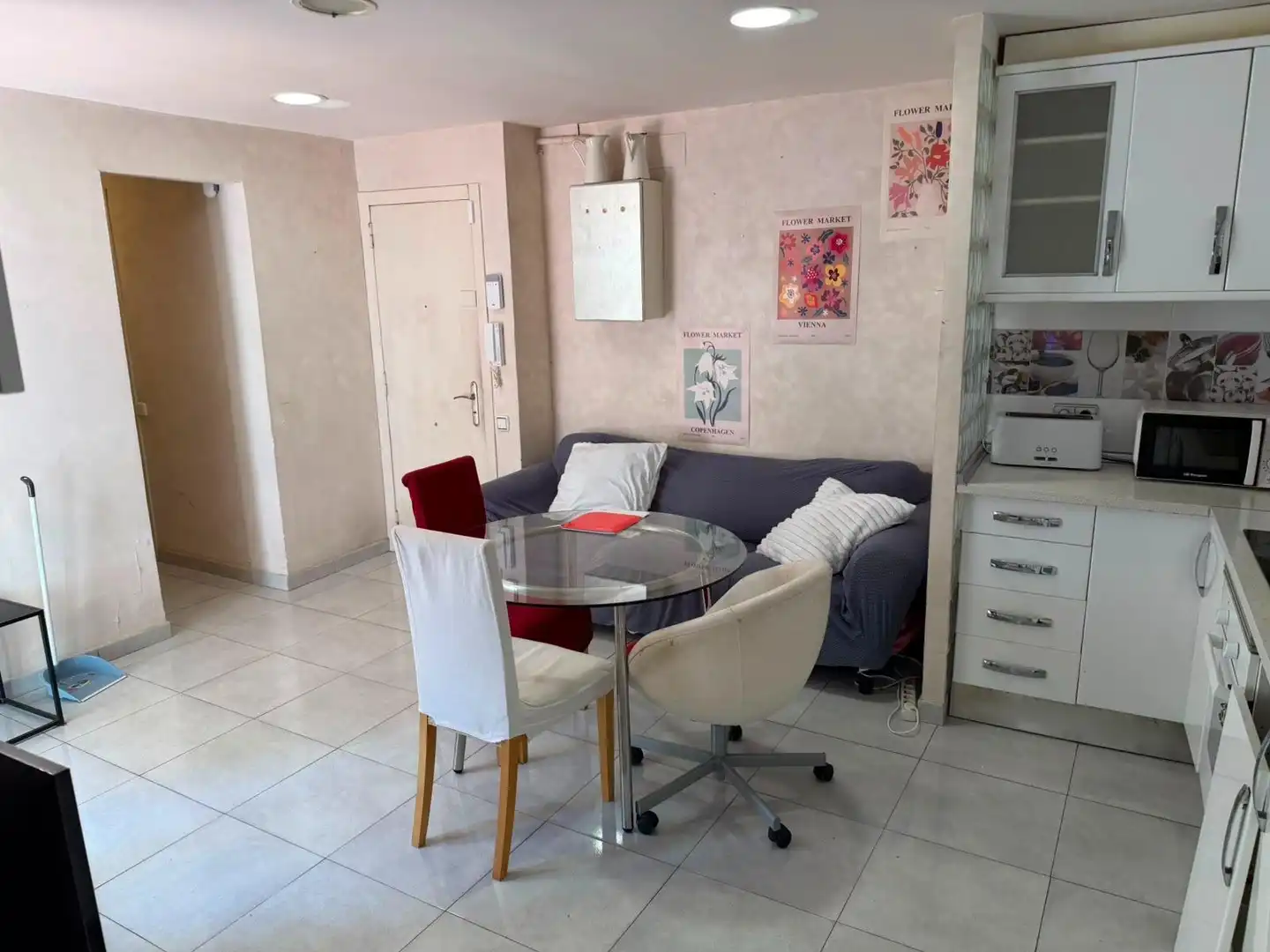 Sala d'estar de Àtic en venda en Barcelona amb Terrassa