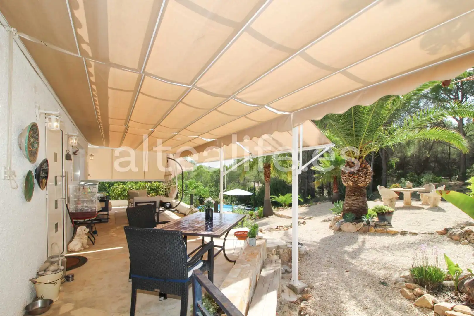 Terrassa de Casa o xalet en venda en Altea amb Aire condicionat, Jardí privat i Terrassa