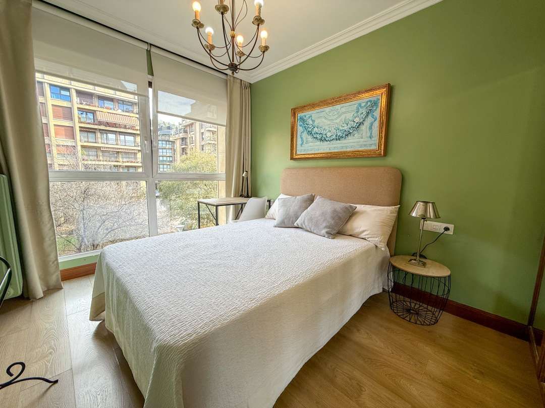 Bedroom of Flat to rent in Donostia - San Sebastián   with Heating, Private garden and Oven