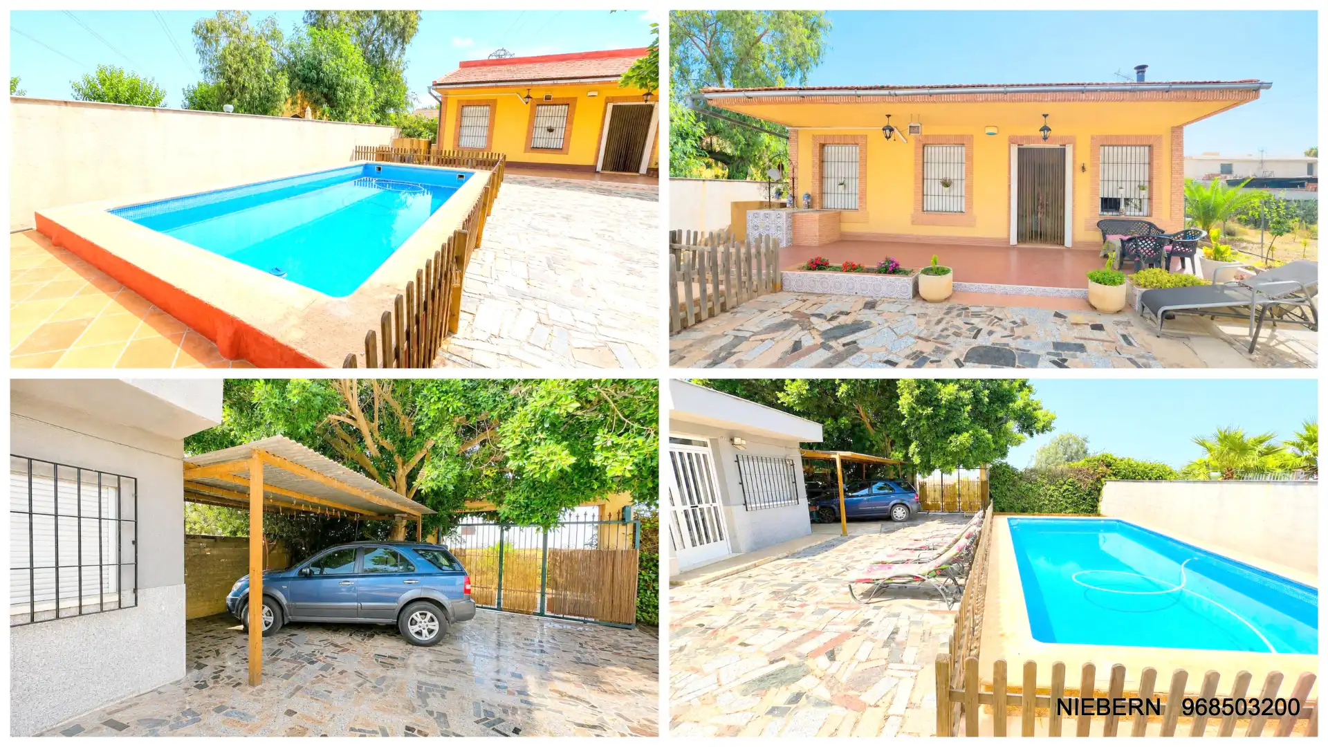 Vista exterior de Casa o xalet en venda en Cartagena amb Aire condicionat, Jardí privat i Terrassa