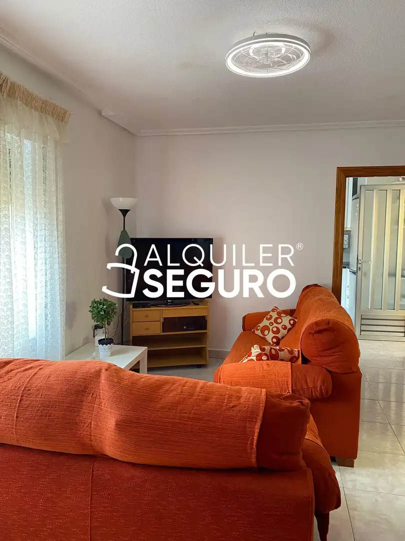 Sala de estar de Piso de alquiler en Murcia con Aire acondicionado y Amueblado