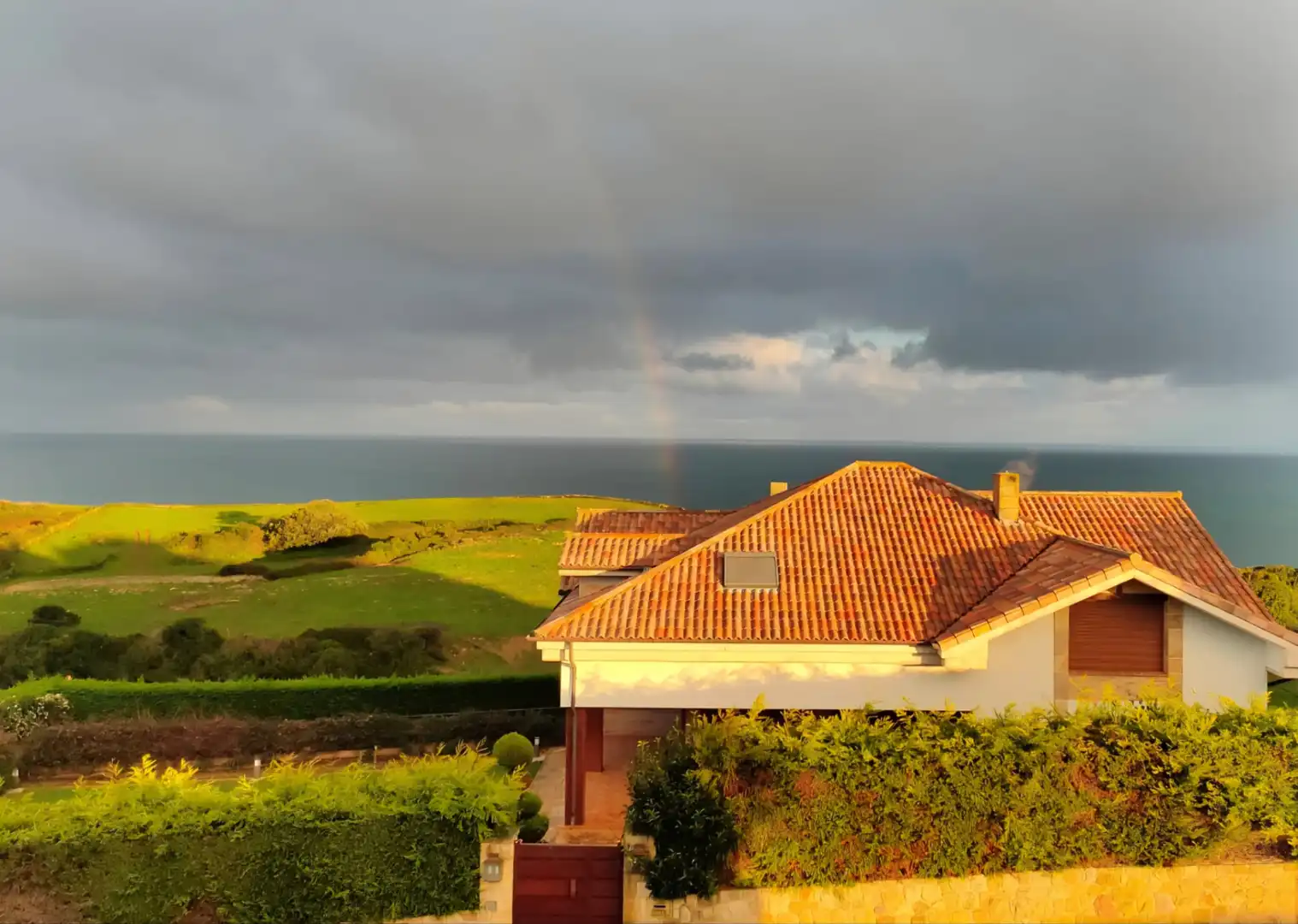 Garden of Houses for sale in Ruiloba  with Heating, Private garden and Parquet flooring