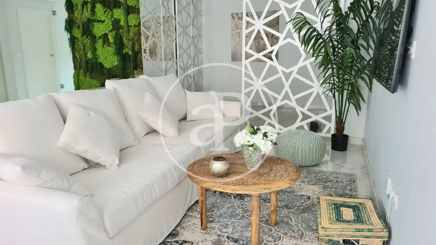 Sala de estar de Piso de alquiler en Valencia con Aire acondicionado, Calefacción y Terraza