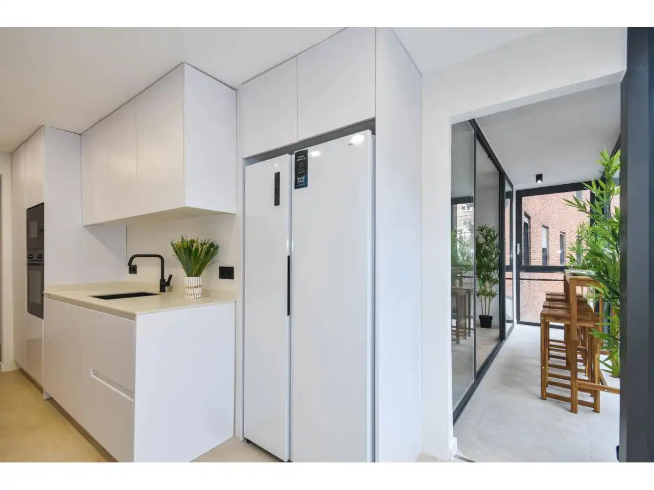 Cocina de Piso en venta en Barcelona con Calefacción, Parquet y Balcón