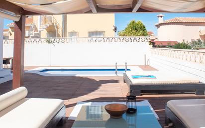 Swimming pool of House or chalet for sale in Dénia  with Air Conditioner, Terrace and Swimming Pool