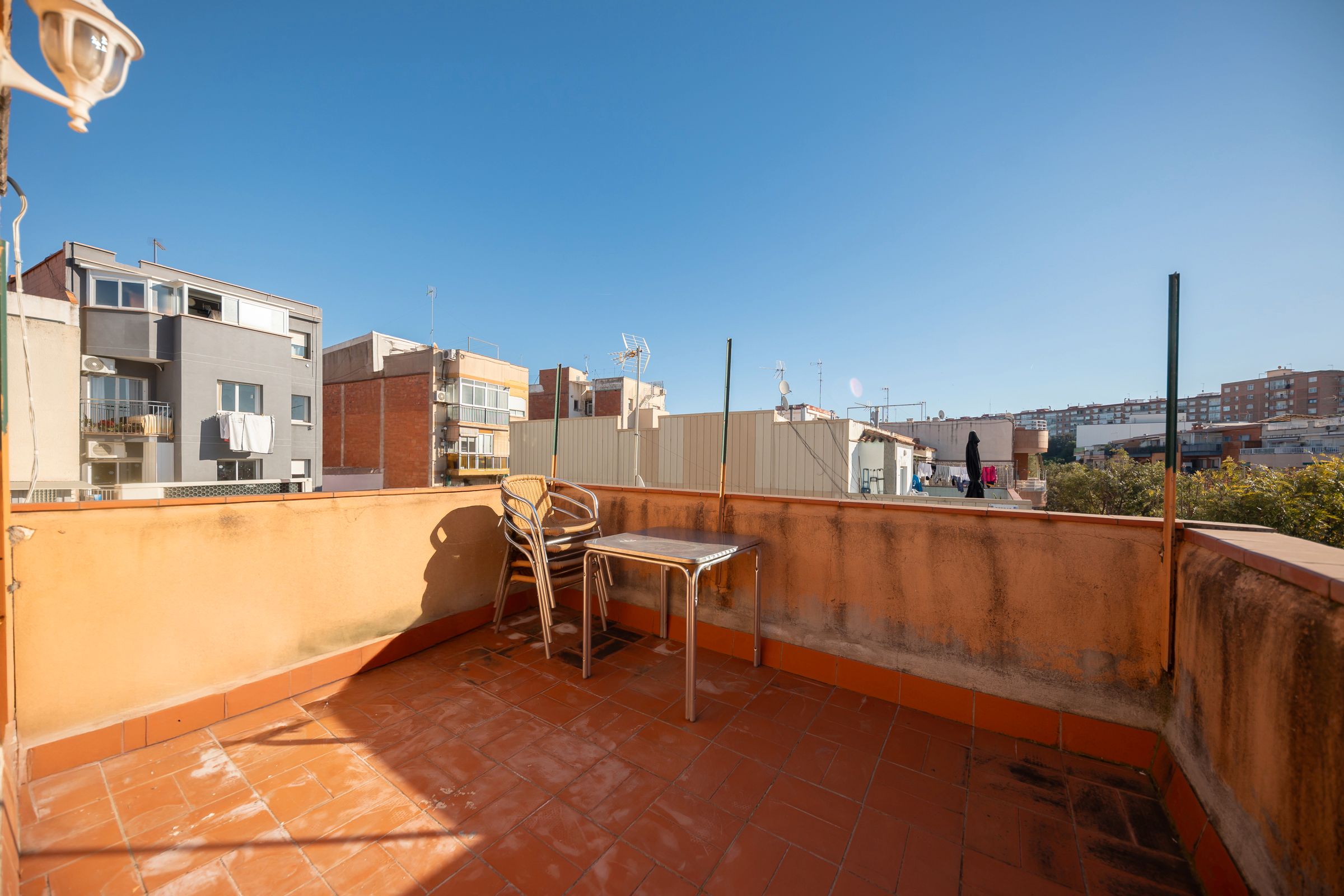 Terrace of Attic for sale in Cornellà de Llobregat  with Air Conditioner, Parquet flooring and Terrace
