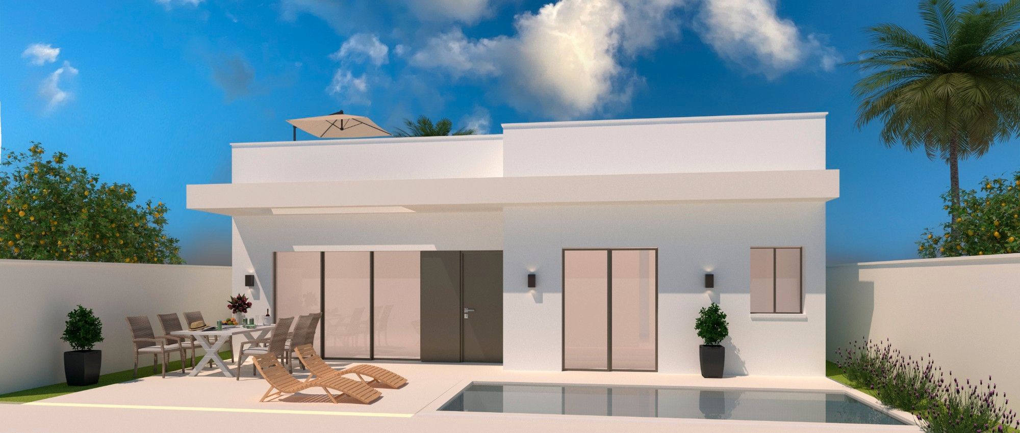 Exterior view of House or chalet for sale in  Murcia Capital  with Terrace