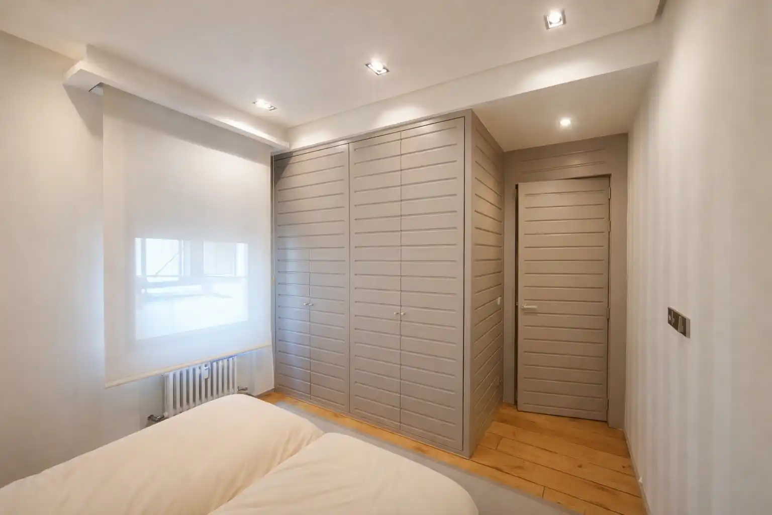 Bedroom of Flat for sale in Bilbao   with Heating, Parquet flooring and Terrace