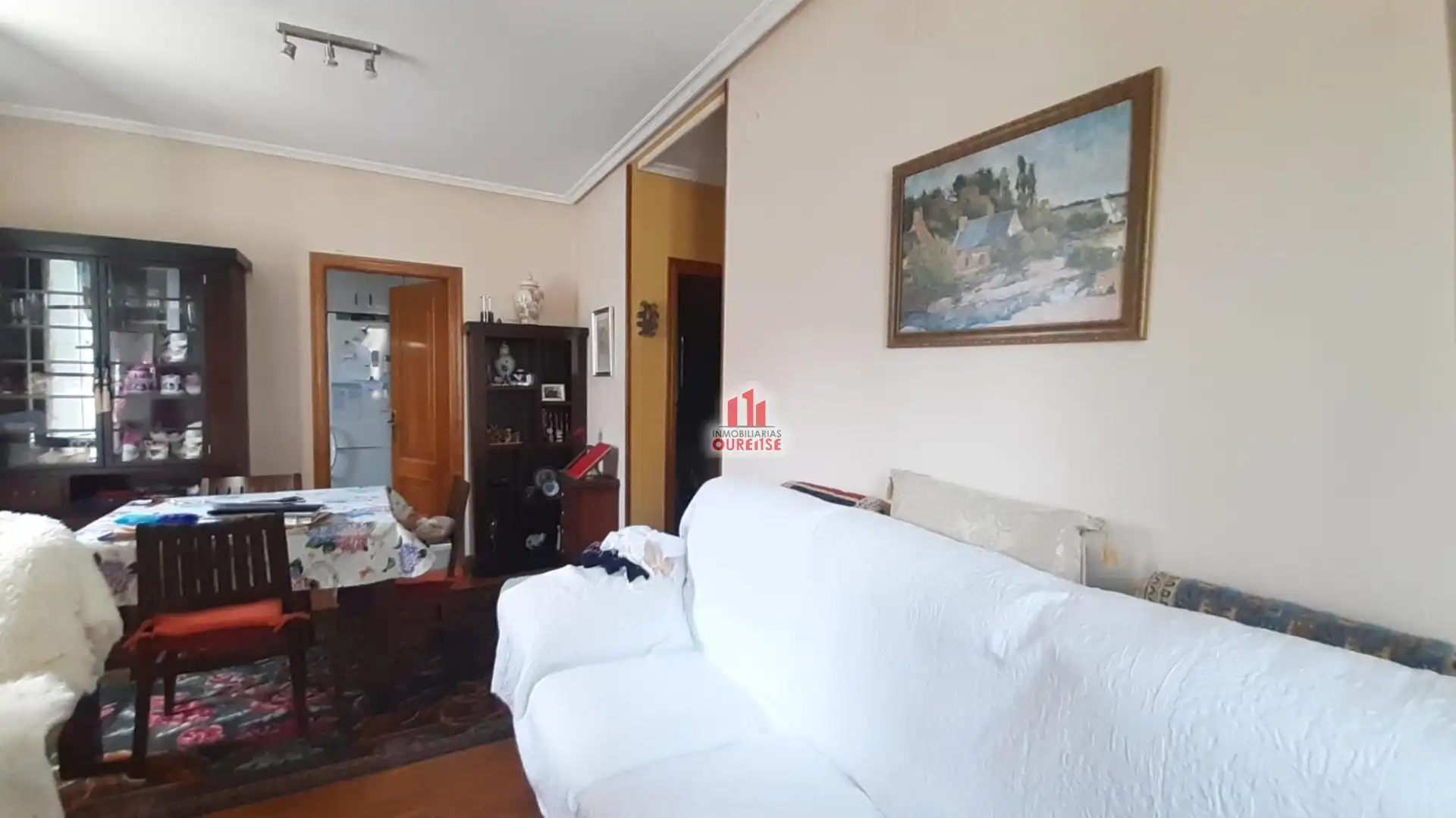 Living room of Houses for sale in Ourense Capital   with Furnished and Balcony