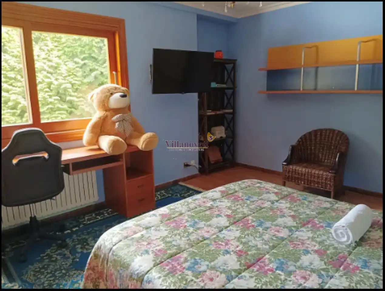 Schlafzimmer von Country house zum Verkauf in Gondomar mit Heizung, Privatgarten und Parkett