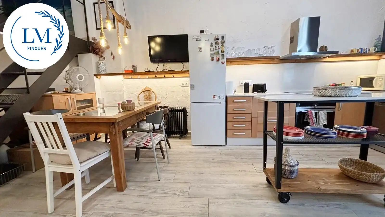 Küche von Loft zur Miete in Vilanova i la Geltrú