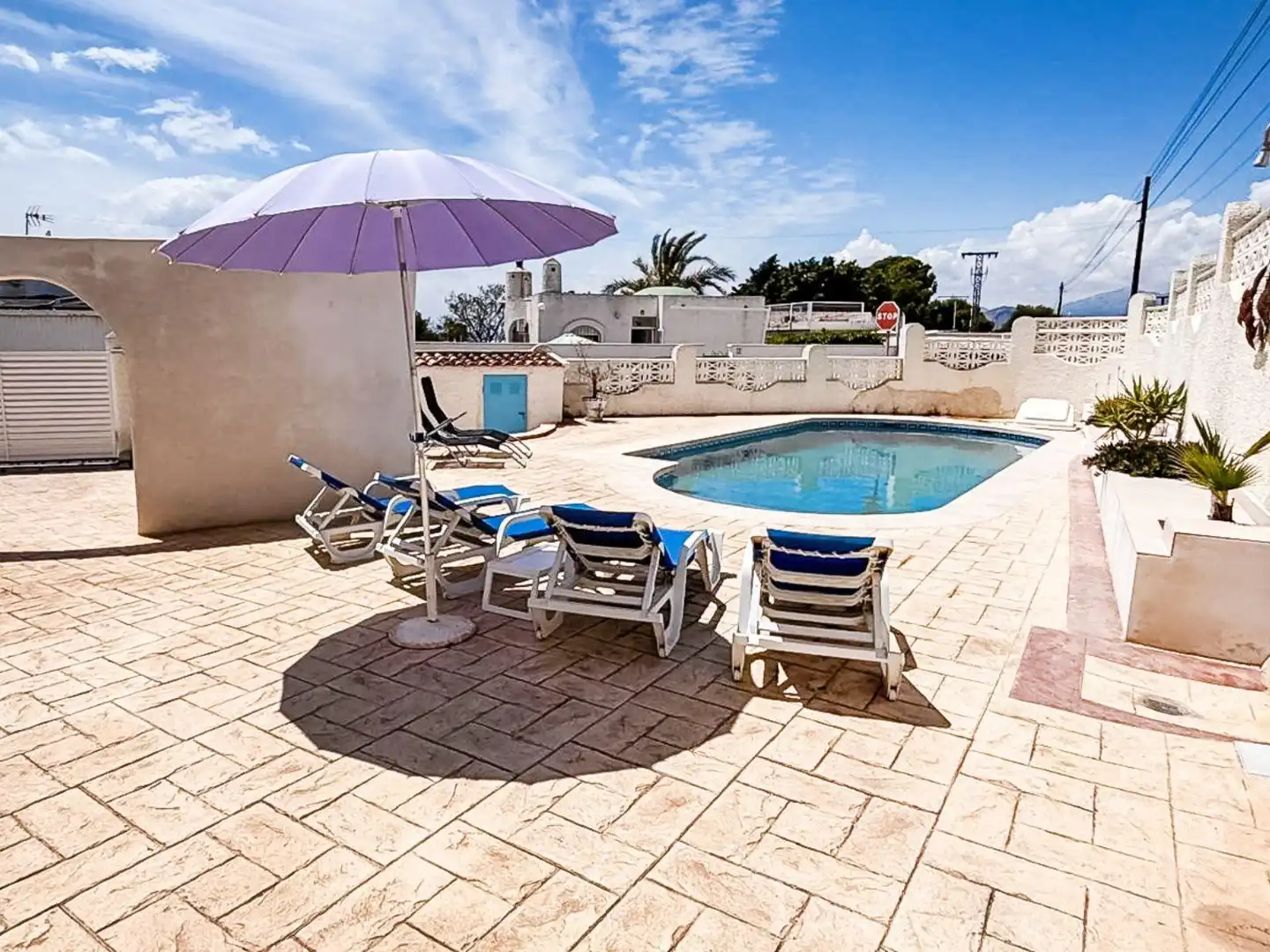 Swimming pool of Houses for sale in Busot  with Air Conditioner, Private garden and Swimming Pool