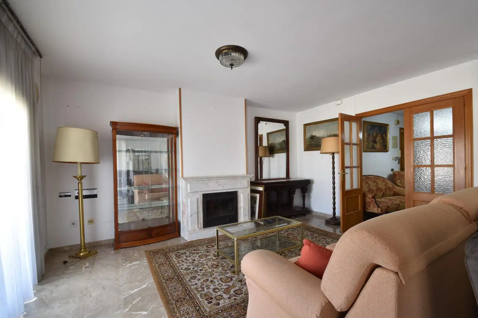 Wohnzimmer von Wohnung zum Verkauf in Vilanova i la Geltrú mit Heizung, Terrasse und Balkon