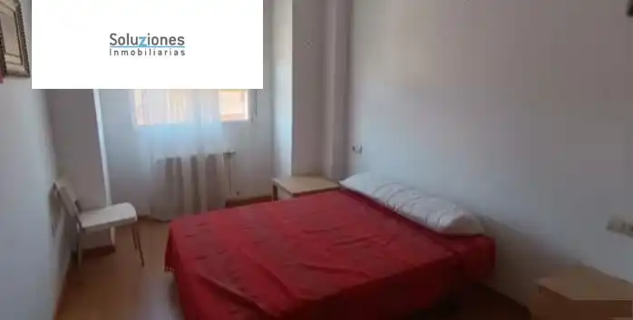Bedroom of Flat for sale in Albacete  with Heating, Furnished and Balcony