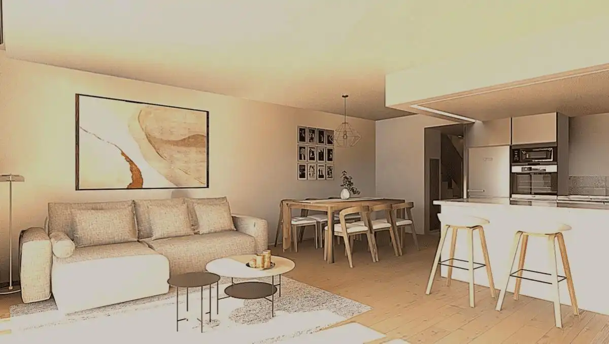 Sala de estar de Casa adosada en venta en Llubí con Aire acondicionado, Calefacción y Jardín privado