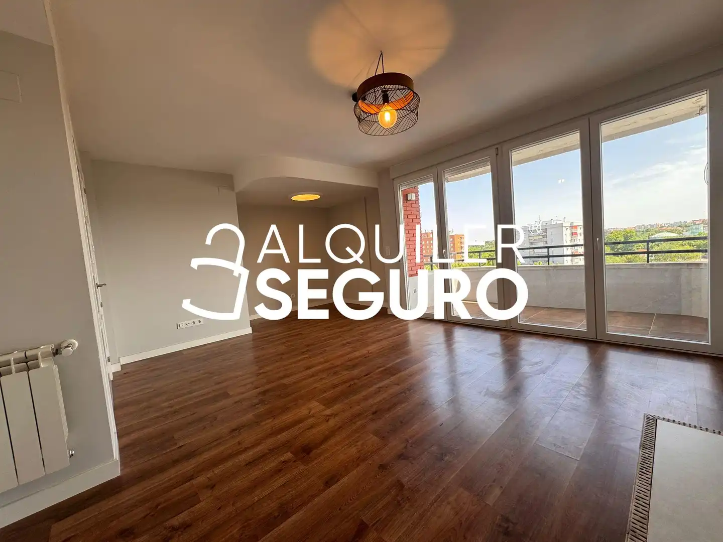 Sala de estar de Piso de alquiler en Madrid con Aire acondicionado, Calefacción y Terraza