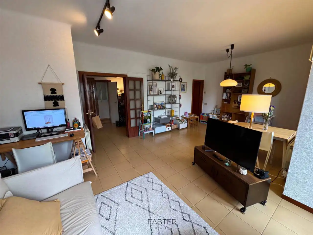 Living room of Flat for sale in Barcelona  with Air Conditioner, Heating and Terrace