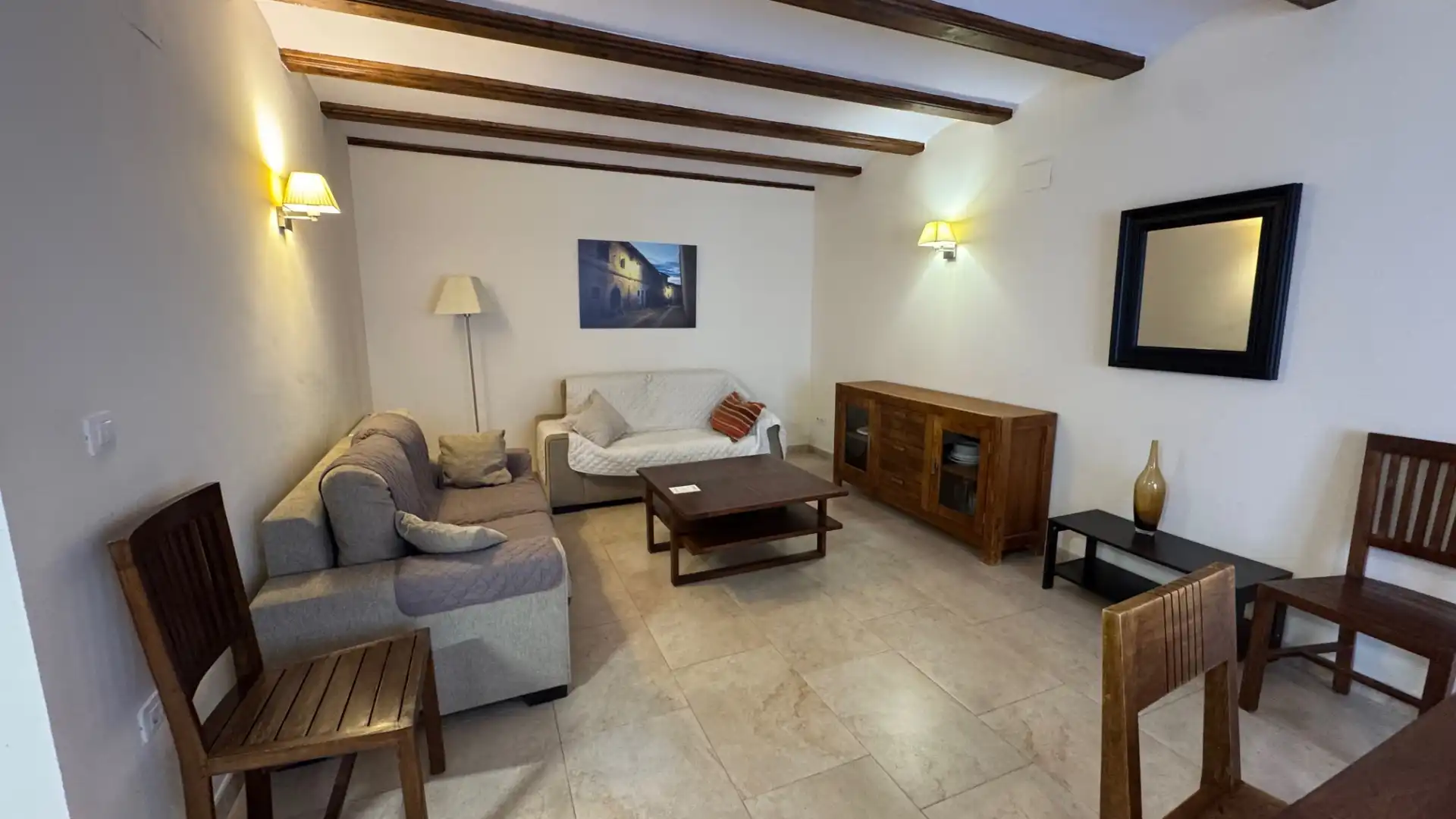 Sala de estar de Edificio en venta en Fuentespalda