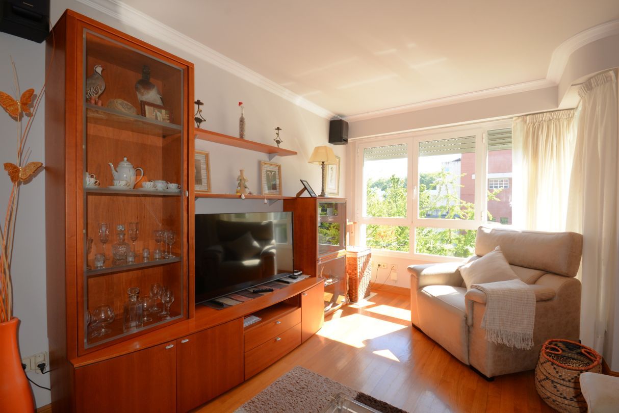 Sala de estar de Piso en venta en Donostia - San Sebastián  con Calefacción, Jardín privado y Terraza