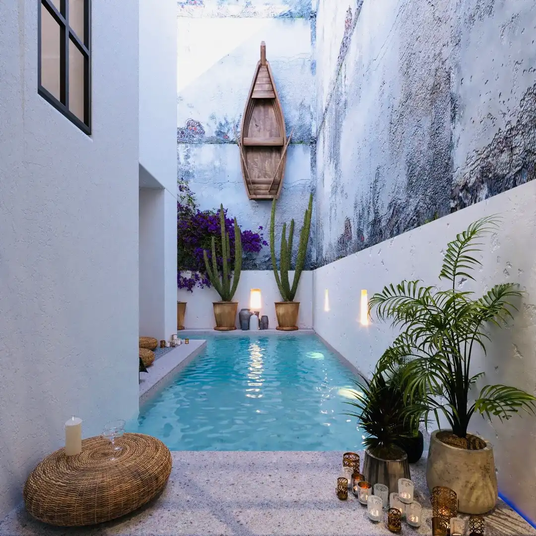 Piscina de Casa adosada en venta en Benissa con Jardín privado, Terraza y Trastero