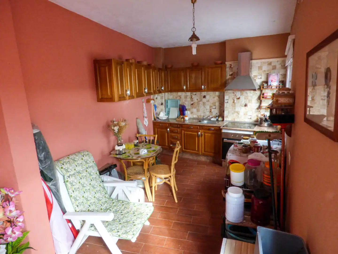 Cuina de Casa o xalet en venda en San Cristóbal de la Laguna amb Traster, Forn i Microones
