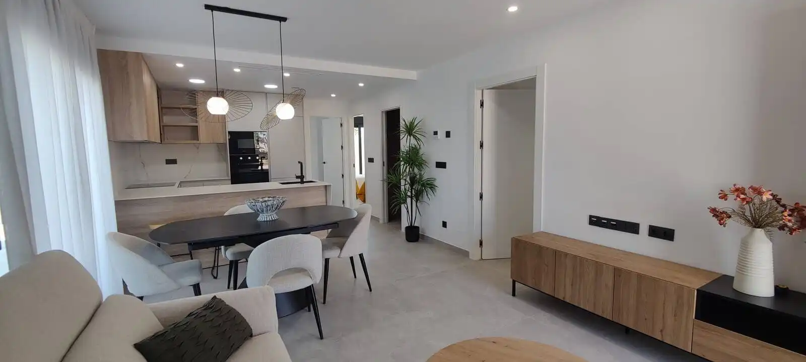 Sala de estar de Apartamento en venta en Pilar de la Horadada con Aire acondicionado, Jardín privado y Terraza