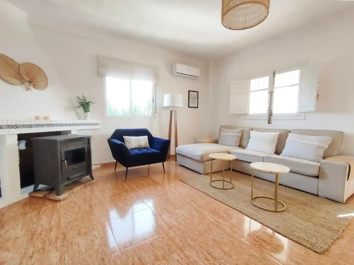 Sala de estar de Casa o chalet en venta en Montserrat con Aire acondicionado, Jardín privado y Terraza
