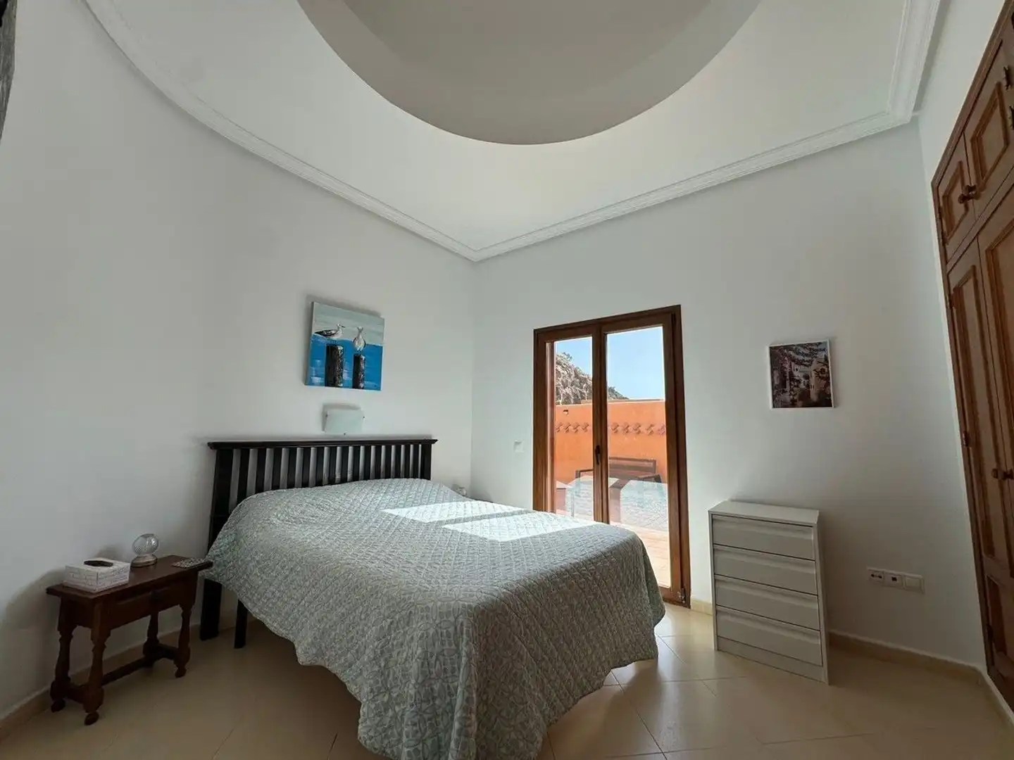 Schlafzimmer von Einfamilien-Reihenhaus zum Verkauf in Turre mit Klimaanlage, Heizung und Terrasse