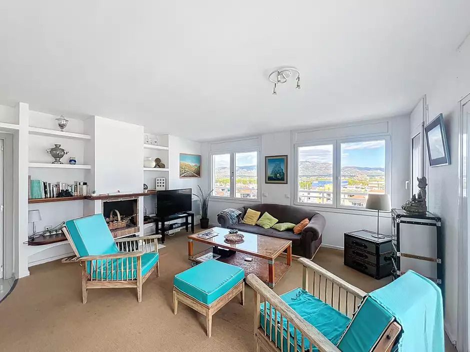 Sala d'estar de Apartament en venda en Empuriabrava amb Terrassa