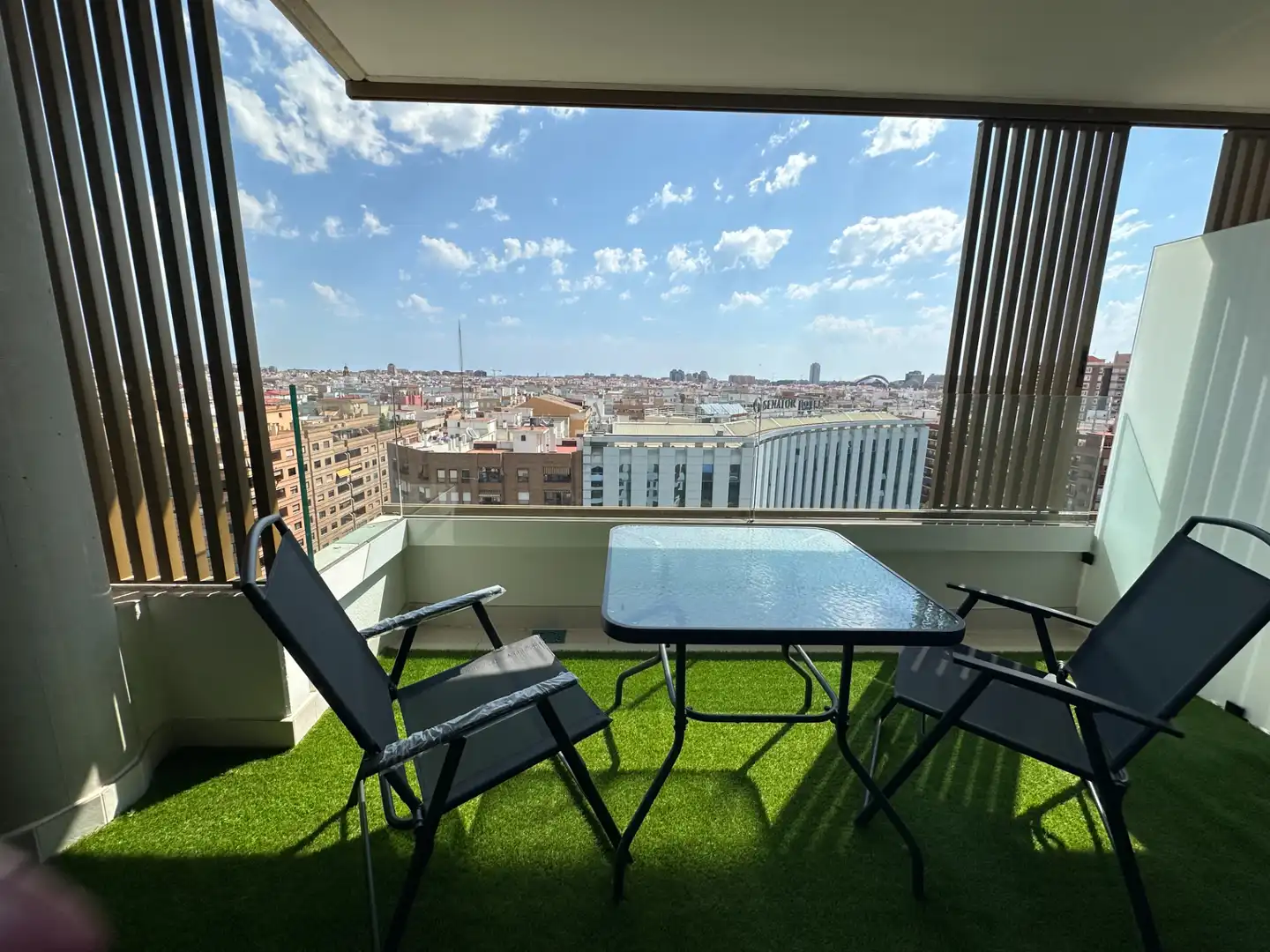 Terraza de Piso de alquiler en Valencia con Aire acondicionado, Calefacción y Jardín privado