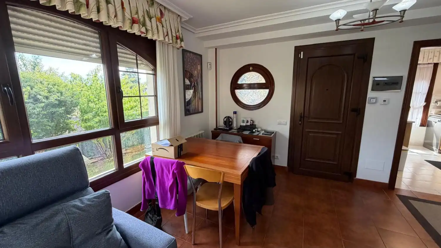 Esszimmer von Einfamilien-Reihenhaus zum Verkauf in Argoños  mit Heizung und Terrasse