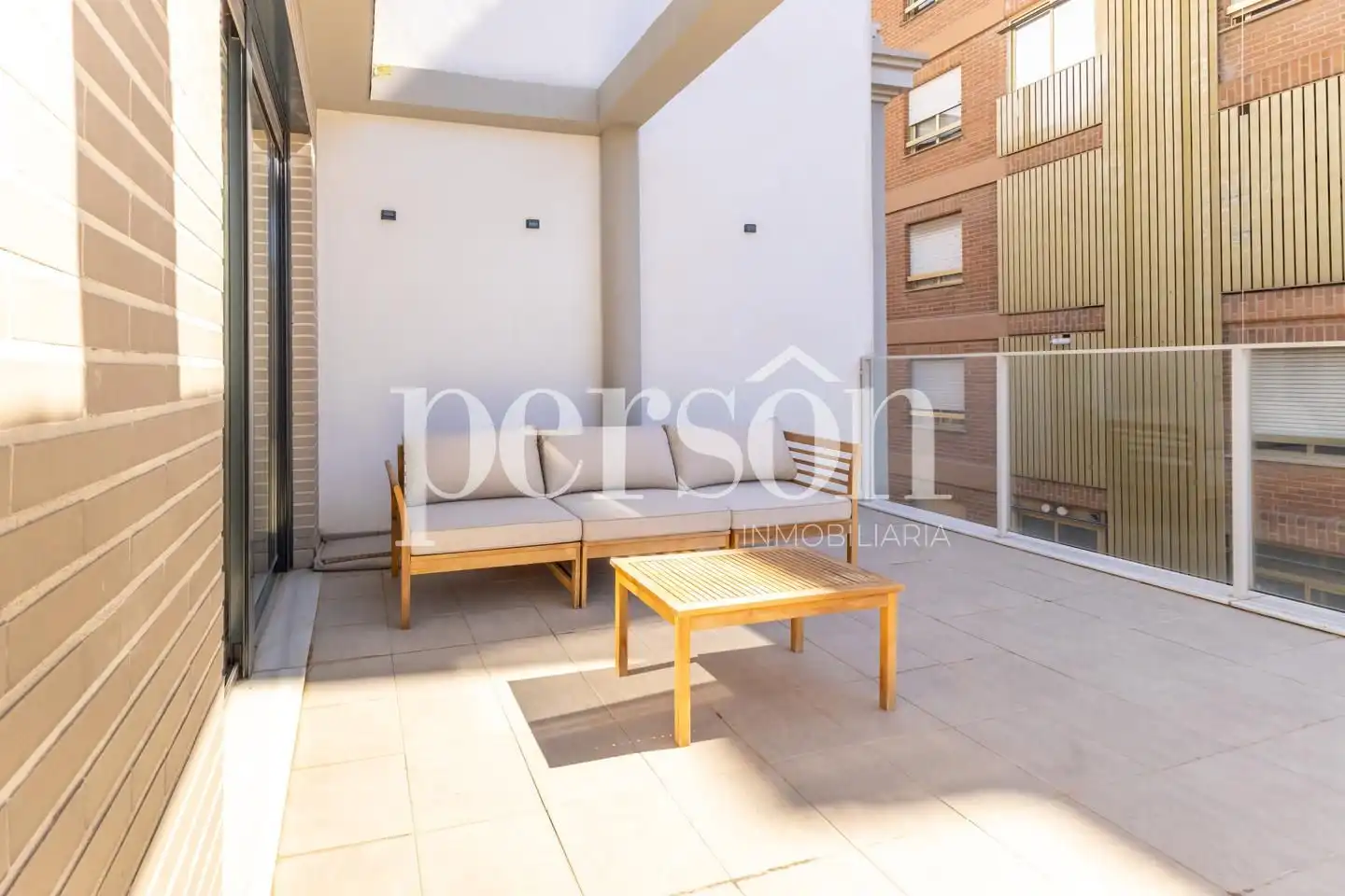 Terrace of Attic for rent in Valencia  with Air Conditioner, Heating and Terrace