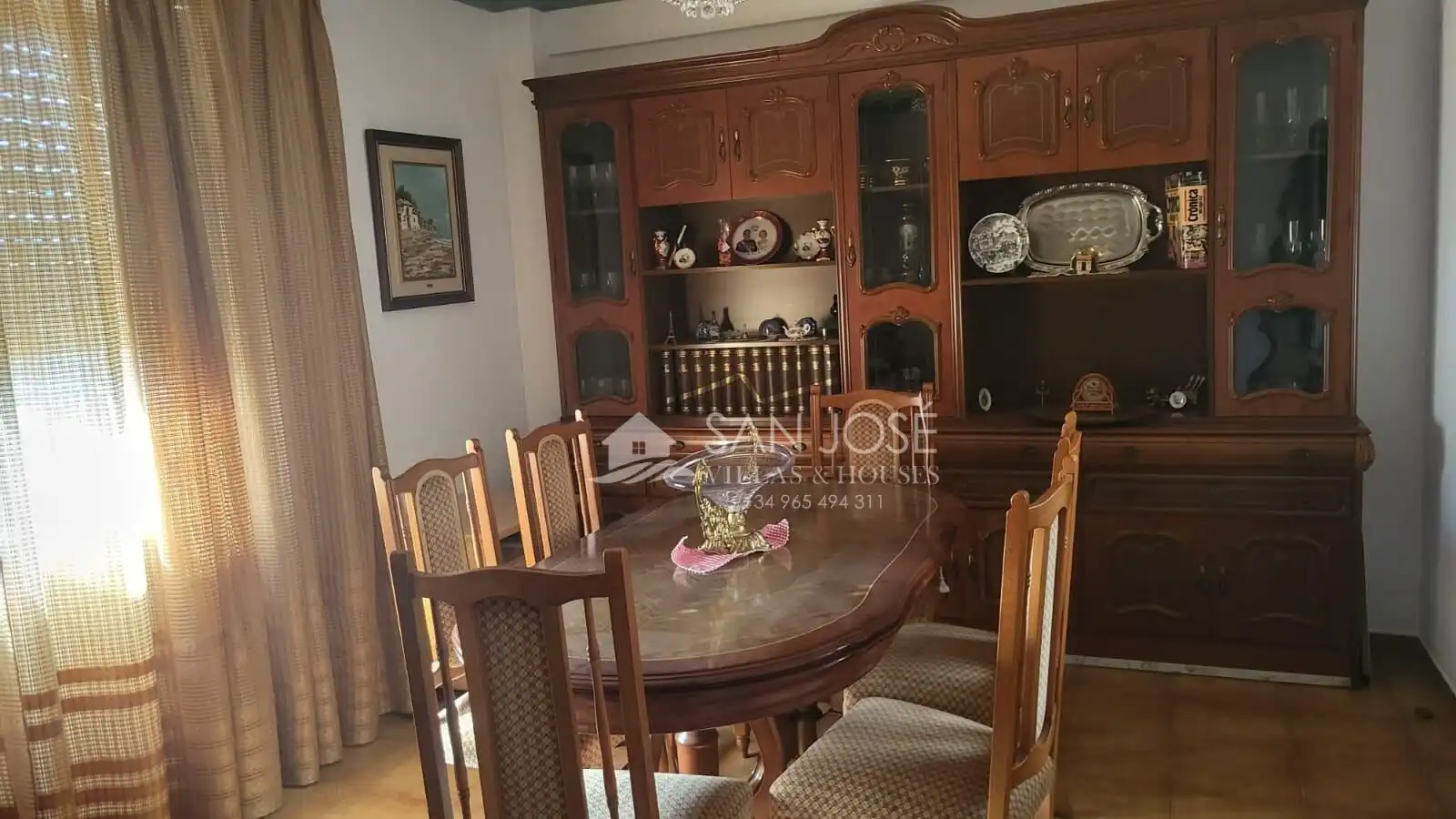 Comedor de Piso de alquiler en El Verger con Aire acondicionado, Amueblado y Balcón