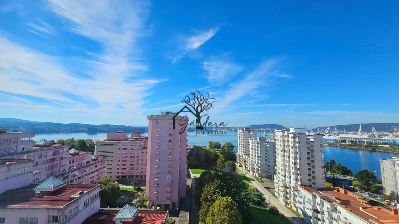 Exterior view of Flat for sale in Ferrol  with Heating, Terrace and Furnished