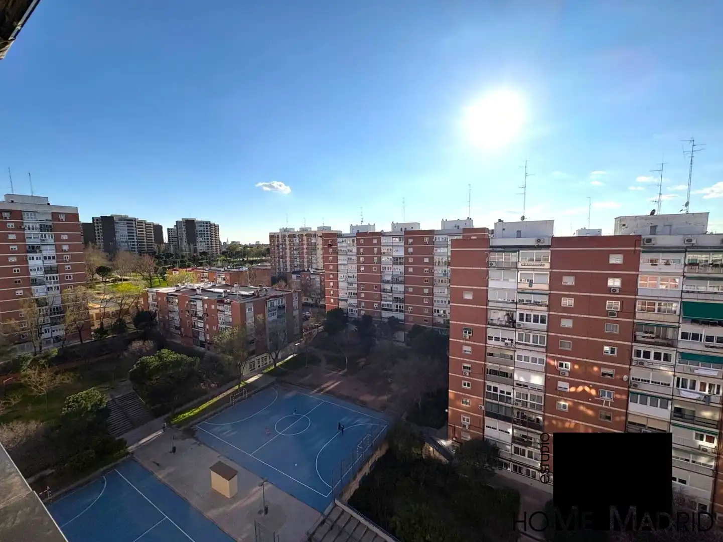 Exterior view of Flat for sale in Madrid  with Air Conditioner, Heating and Parquet flooring