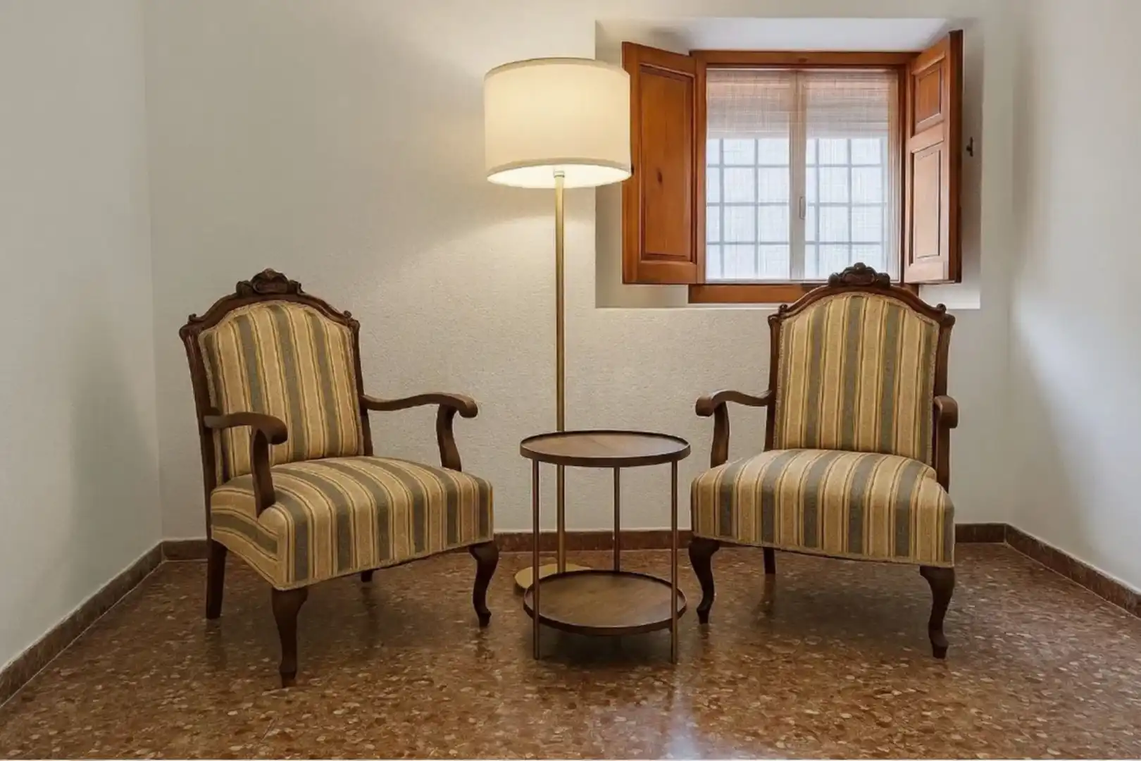 Sala de estar de Estudio de alquiler en Xàtiva con Aire acondicionado, Amueblado y Horno