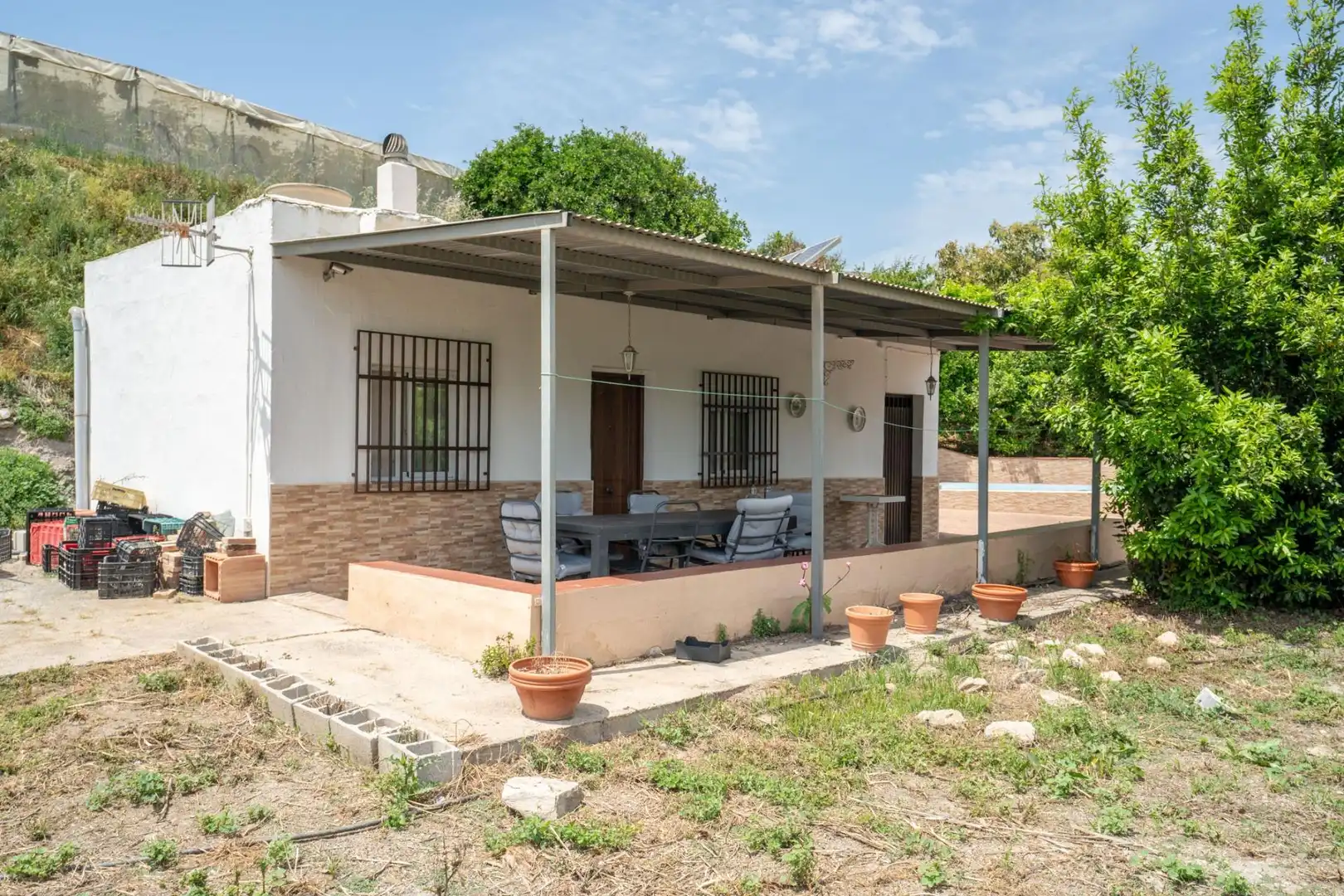 Exterior view of Houses for sale in Motril  with Storage room and Swimming Pool