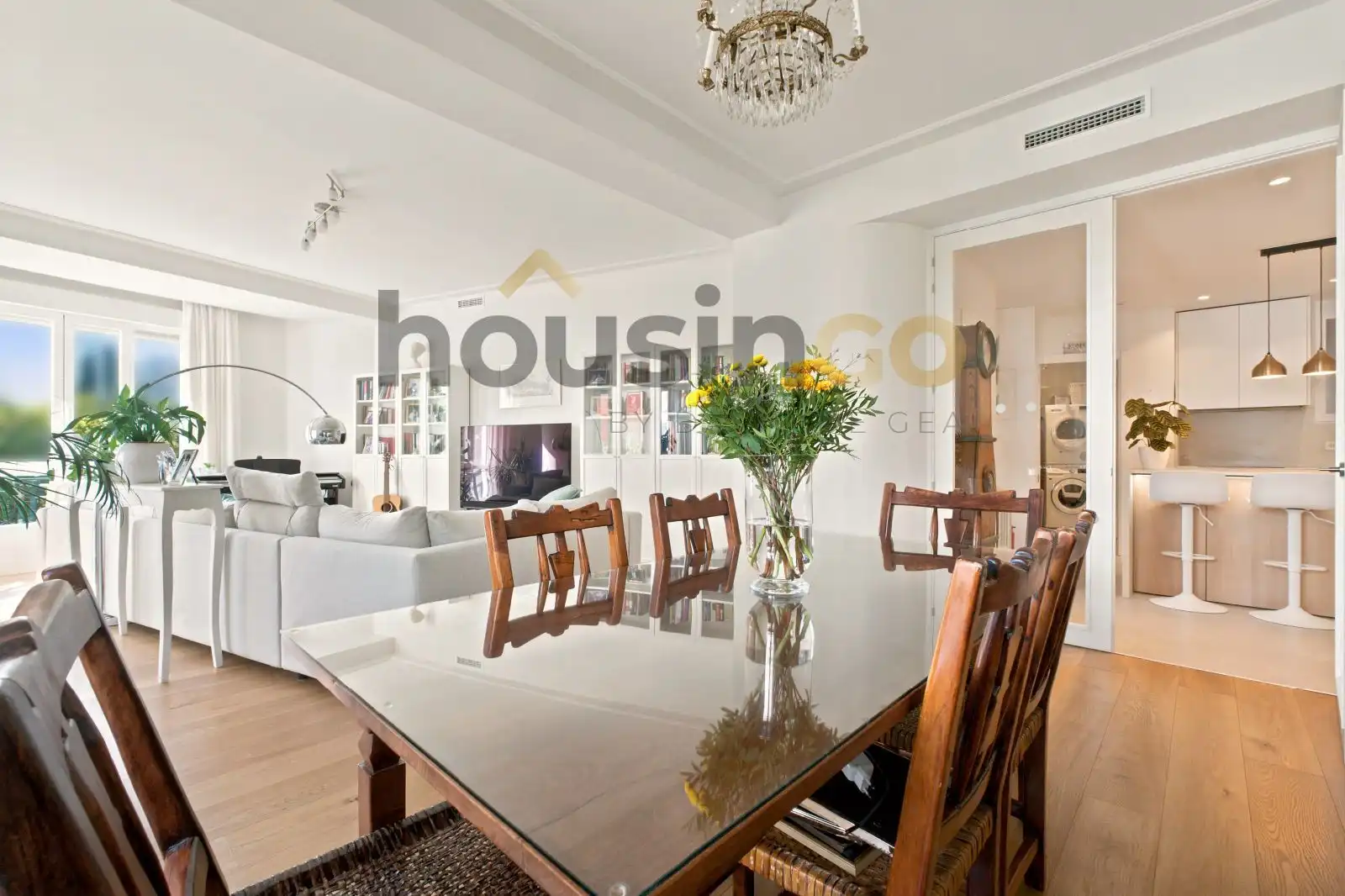 Sala de estar de Piso en venta en Madrid con Aire acondicionado, Calefacción y Parquet