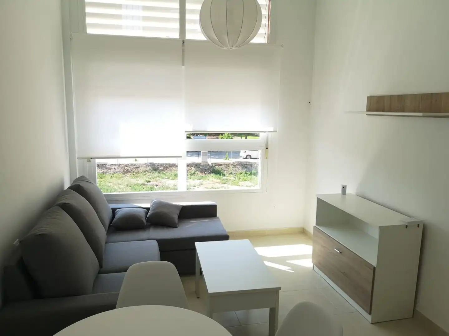 Sala d'estar de Apartament de lloguer en Murcia amb Aire condicionat, Calefacció i Terrassa