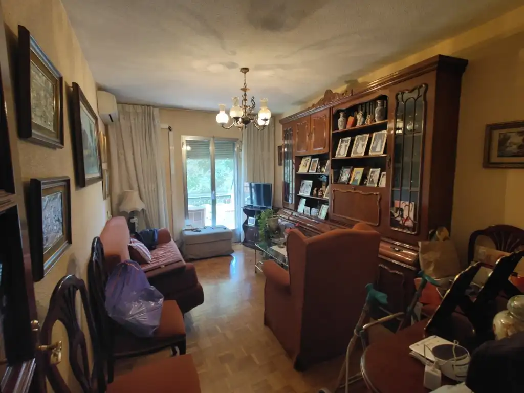 Sala de estar de Piso en venta en  Madrid Capital con Aire acondicionado, Calefacción y Terraza