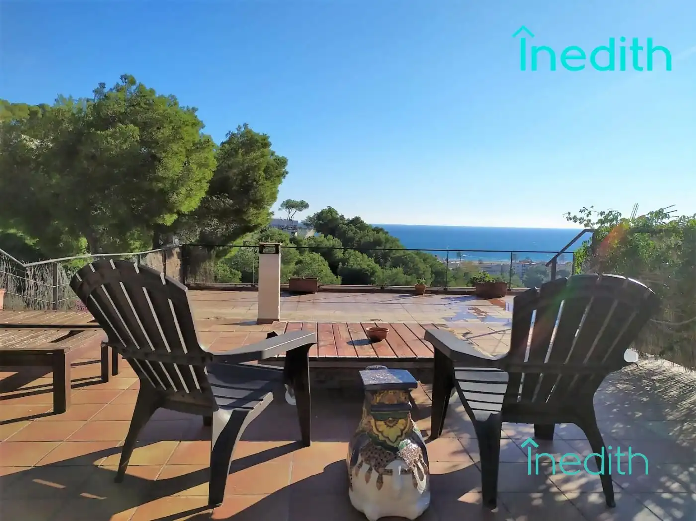 Terrassa de Casa o xalet en venda en Castelldefels amb Aire condicionat, Calefacció i Jardí privat