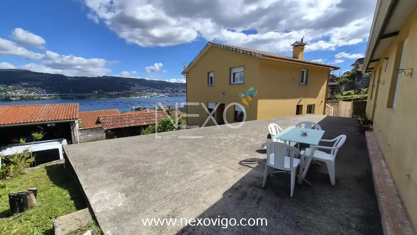 Terraza de Casa o chalet en venta en Moaña con Jardín privado, Terraza y Trastero