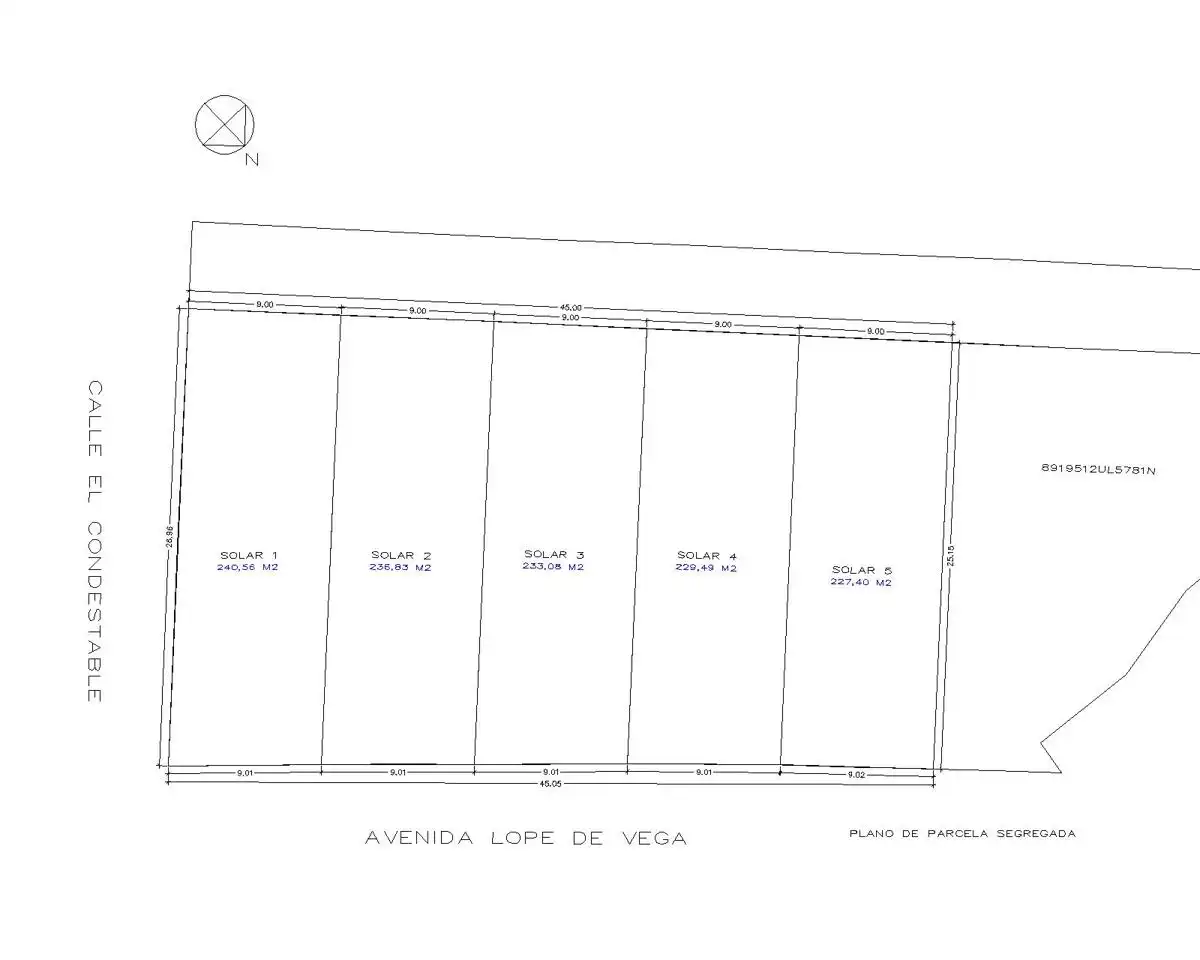 Grundstücke und Bauplätze zum Verkauf in Avenida Lope de Vega, imagen 2