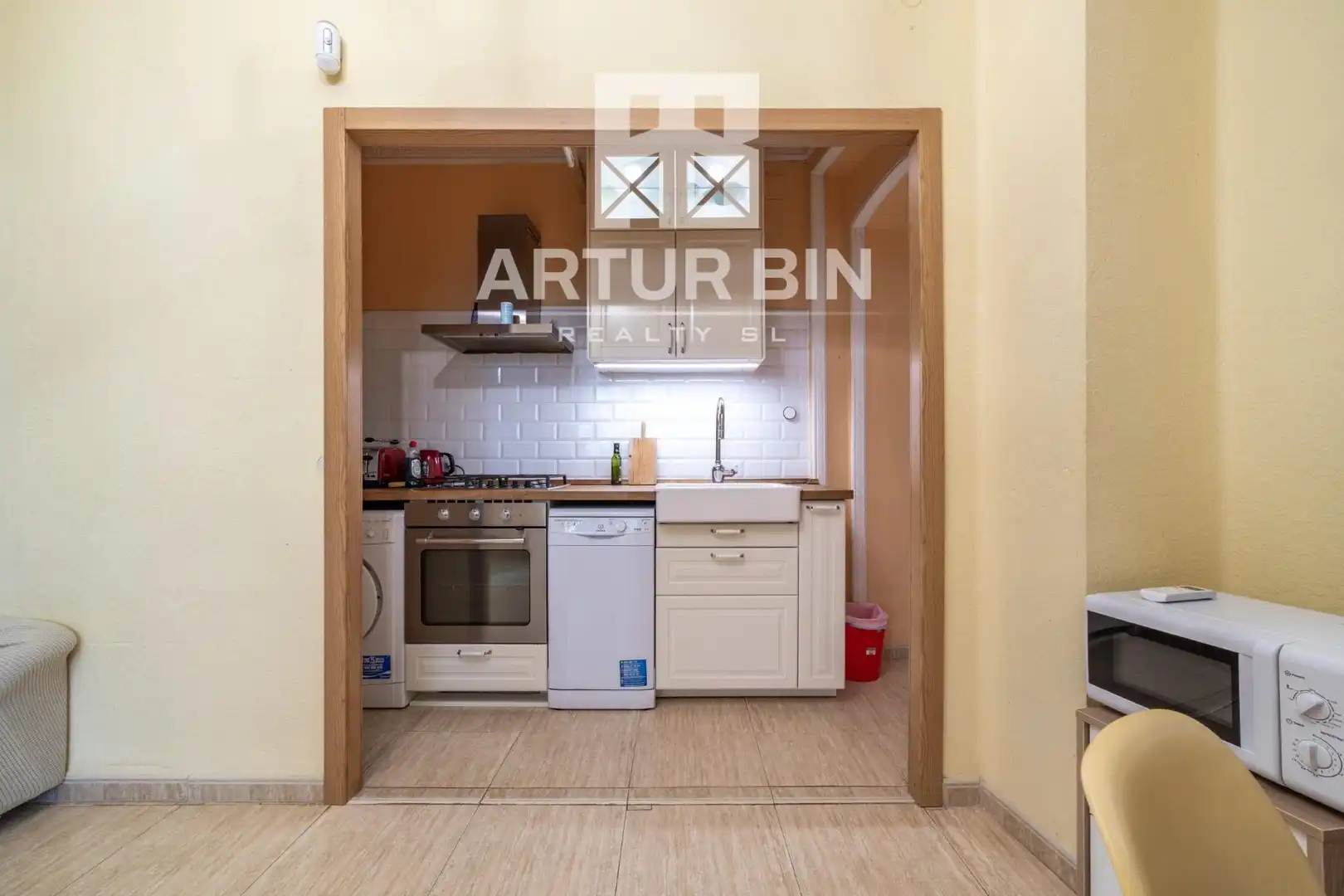 Cocina de Apartamento en venta en Valencia con Terraza
