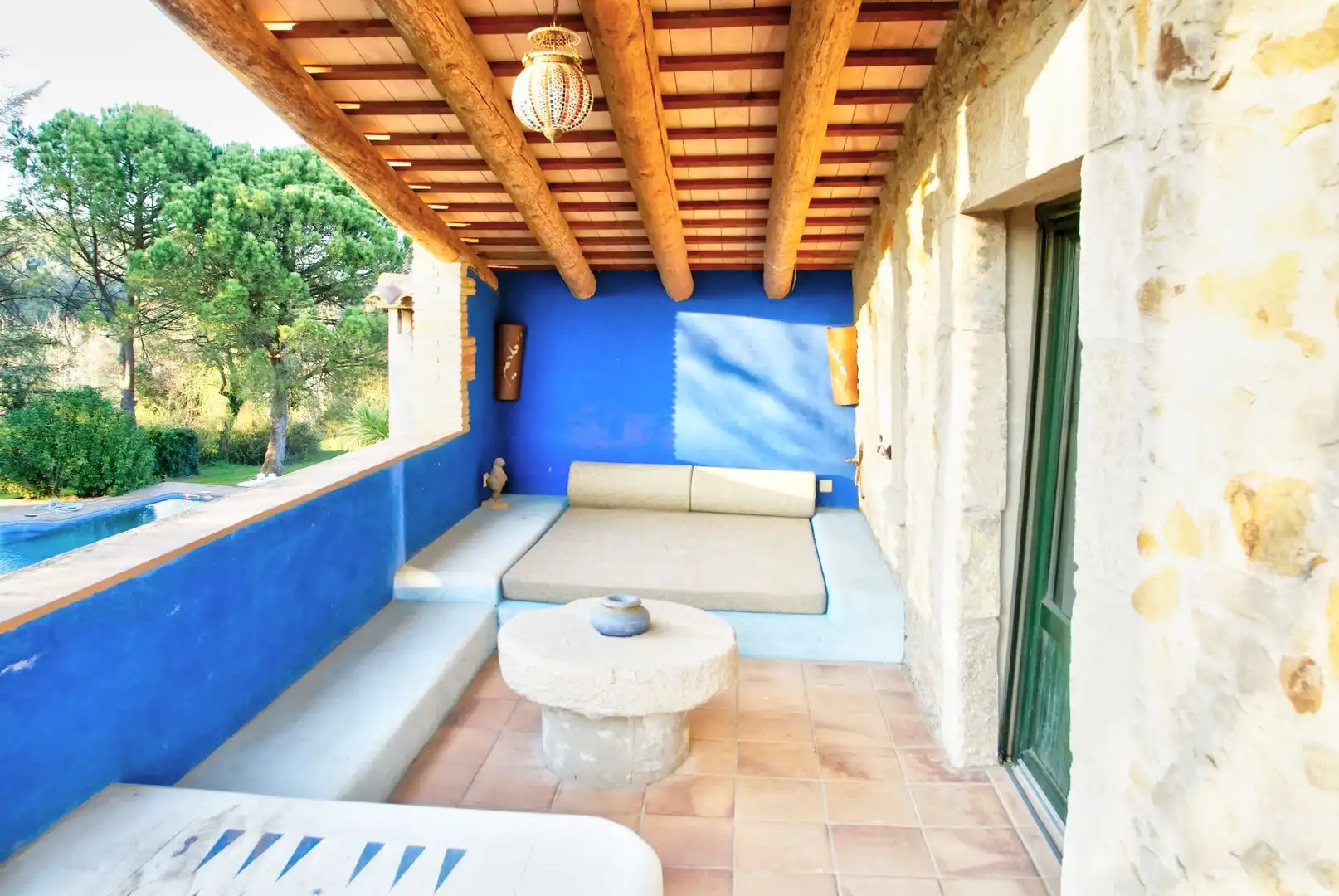 Terrassa de Finca rústica en venda en Madremanya amb Calefacció, Jardí privat i Piscina
