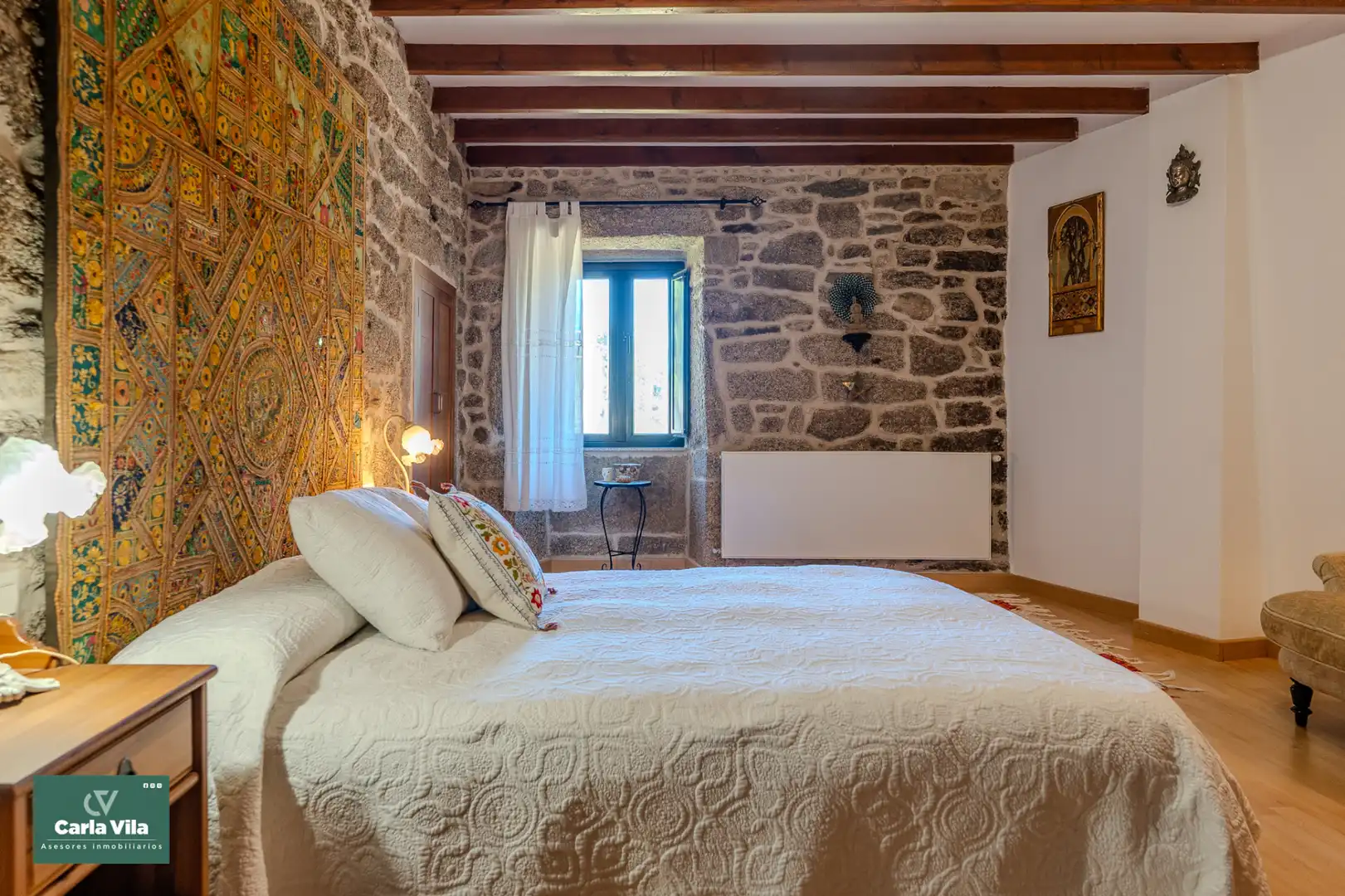 Bedroom of Country homes for sale in Guitiriz  with Heating, Private garden and Parquet flooring