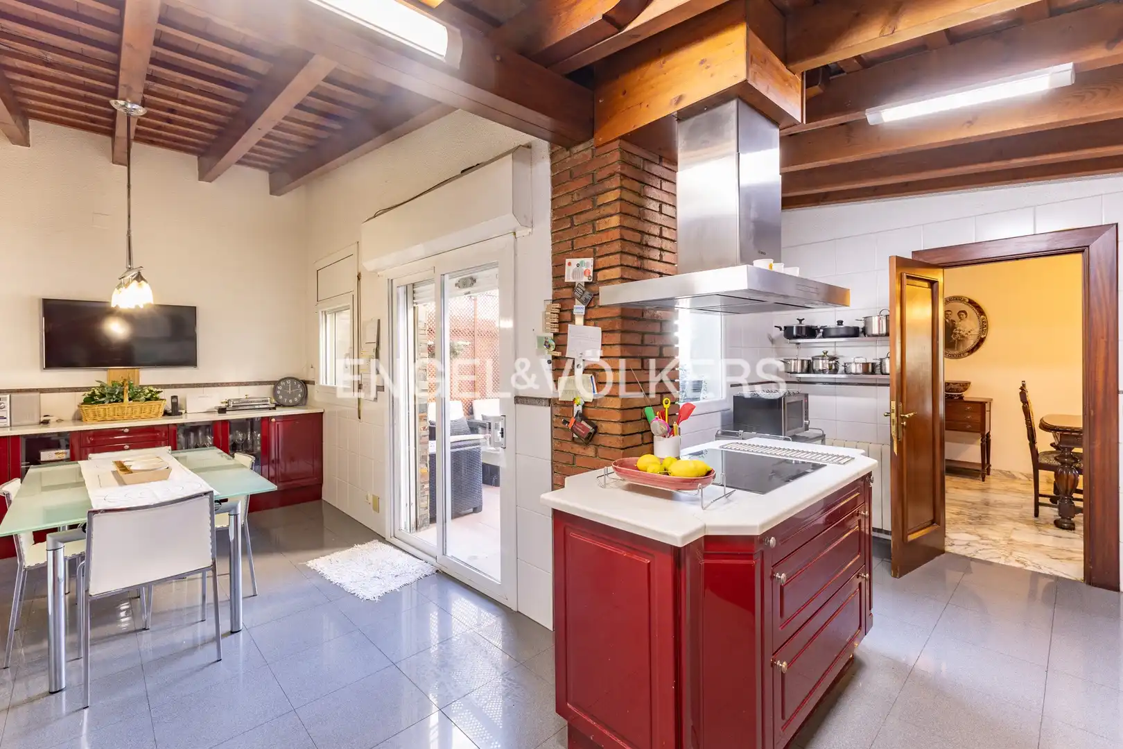 Kitchen of Houses for sale in Sant Celoni  with Air Conditioner, Heating and Private garden