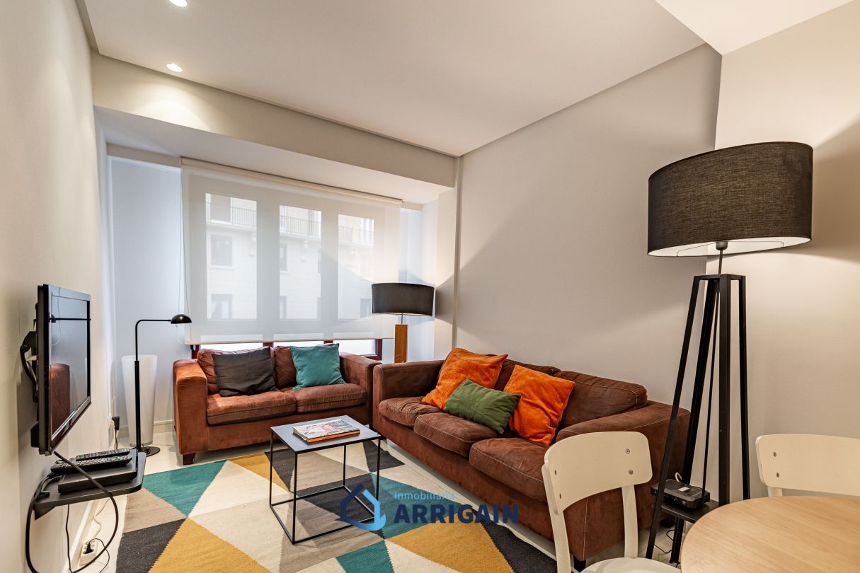 Sala de estar de Piso en venta en Donostia - San Sebastián  con Calefacción, Horno y Lavadora