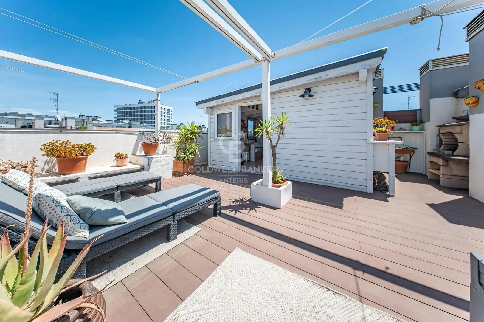 Terrace of Attic for sale in Badalona  with Air Conditioner, Heating and Terrace