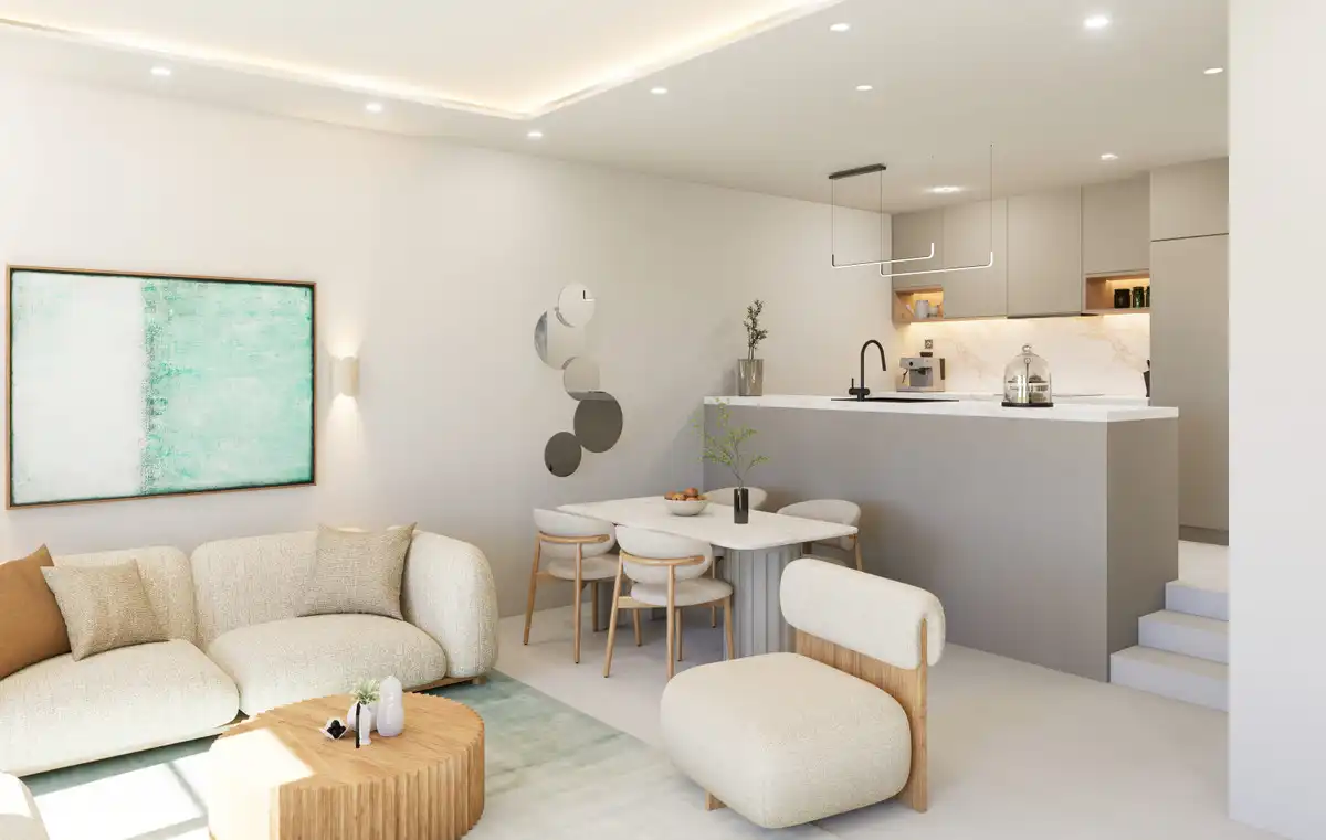 Wohnzimmer von Maisonette zum Verkauf in Marbella mit Terrasse und Abstellraum